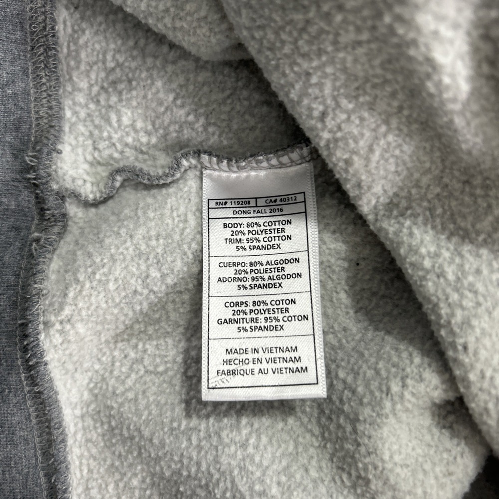 Mitchell Ness Sweatshirt Adults L Gray Throwback Fleece Greenbay Packers - Picture 10 of 15